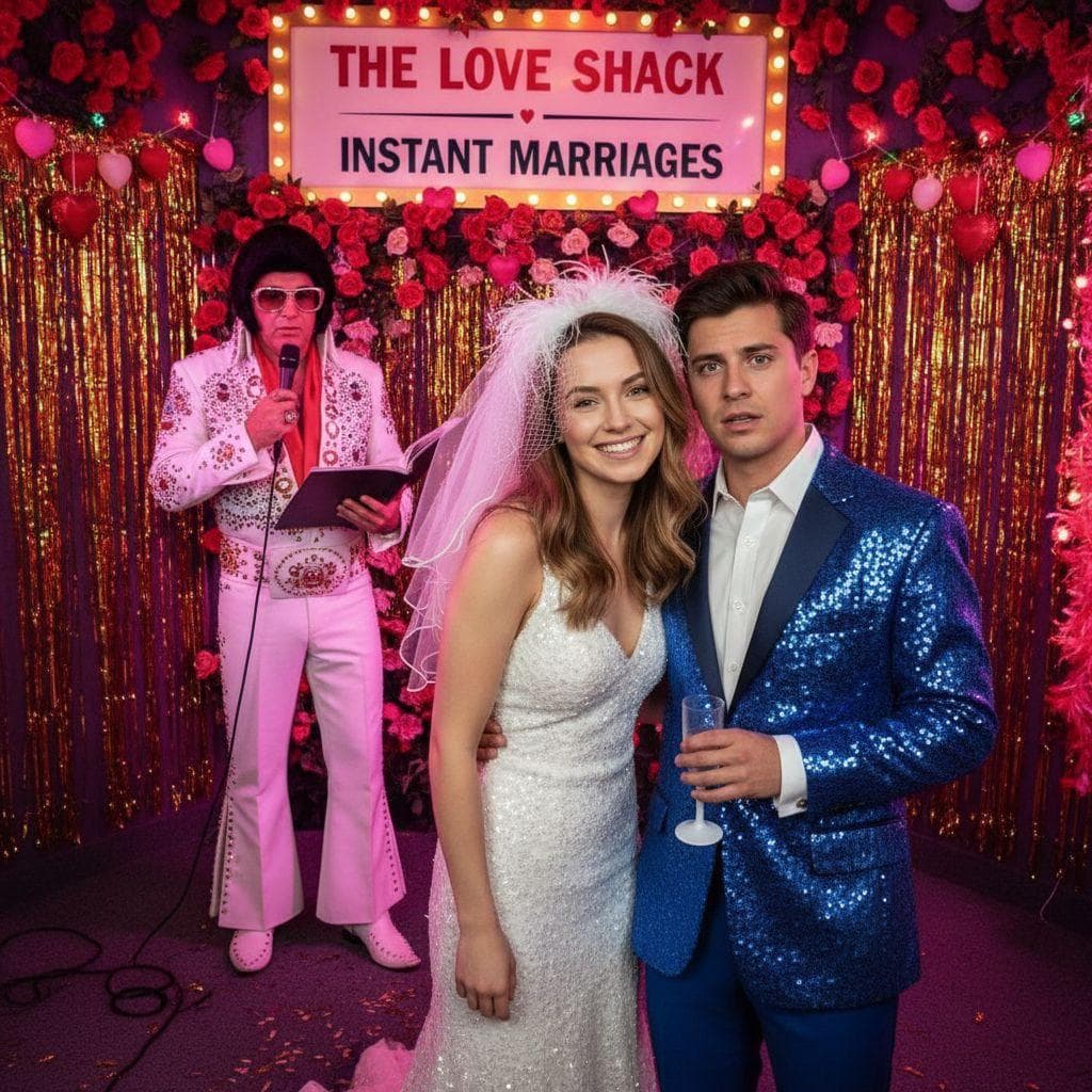 Vegas Wedding prank example made with PrankAI