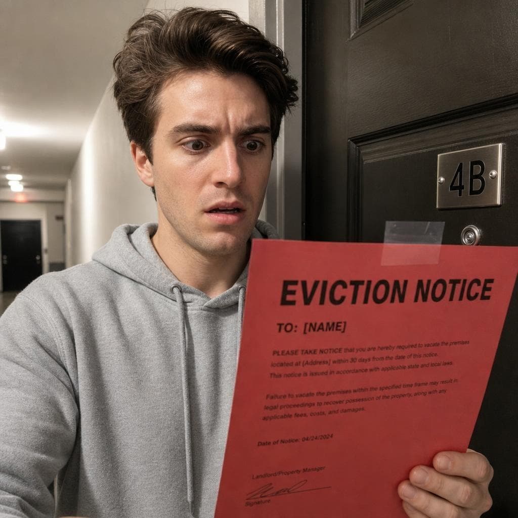 Fake Eviction Notice prank example made with PrankAI