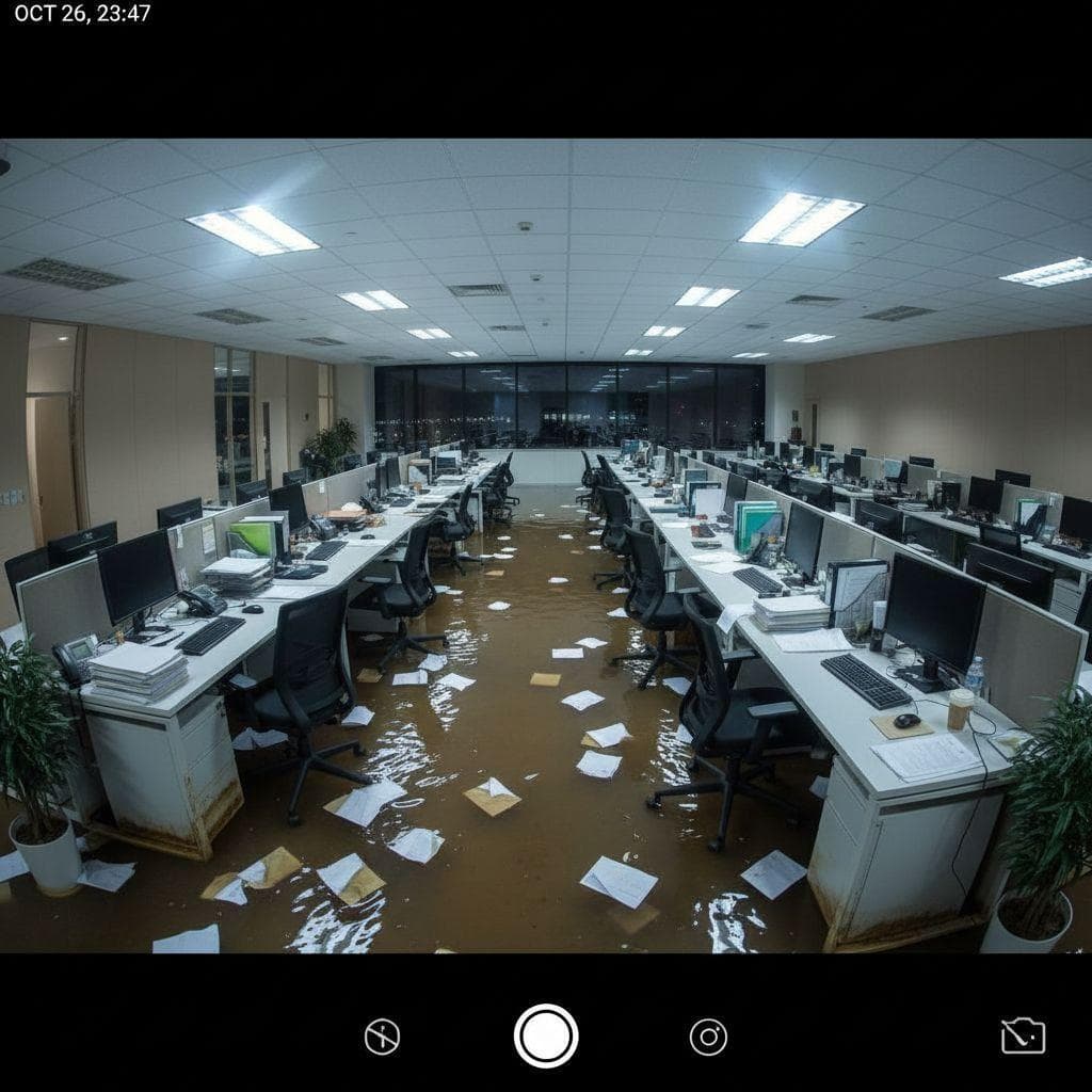 Office Flooded prank example made with PrankAI