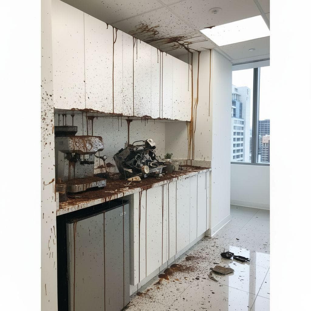 Coffee Machine Exploded prank example made with PrankAI