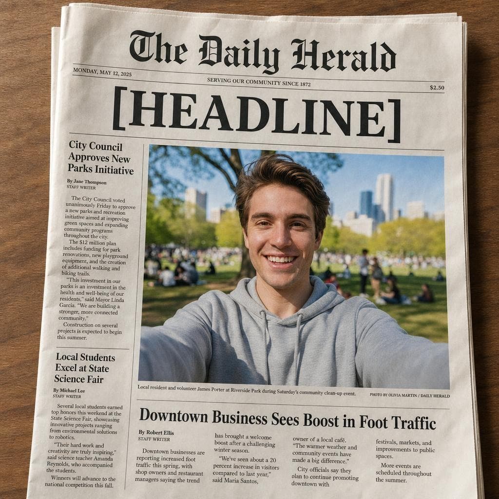 Fake News Article Maker prank example made with PrankAI