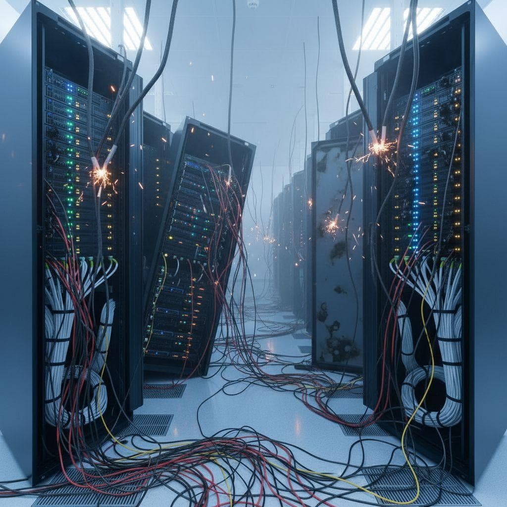 Server Room Disaster prank example made with PrankAI