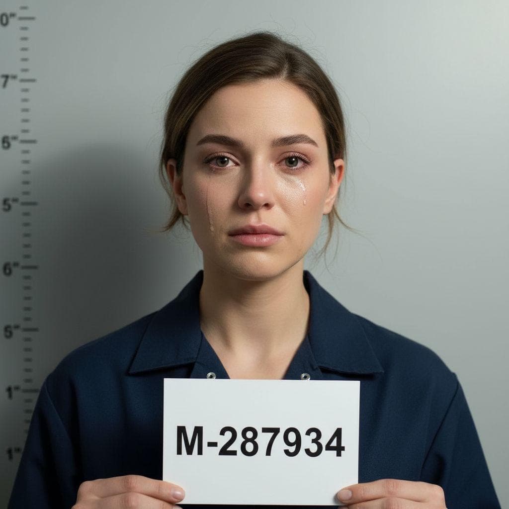 Crying Mugshot prank example made with PrankAI